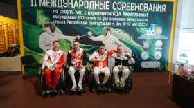 Дмитрий Беляев завоевал две медали на II Международных соревнованиях по по фехтованию среди людей с поражением опорно-двигательного аппарата