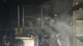 10 человек было эвакуировано во время пожара в Череповце