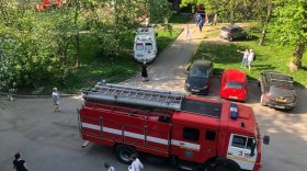 В Череповце двое детей пострадали при пожаре в доме на улице Горького