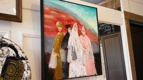Выставка картин «Пролетая над Вологдой» проходит в чайной на площади Бабушкина