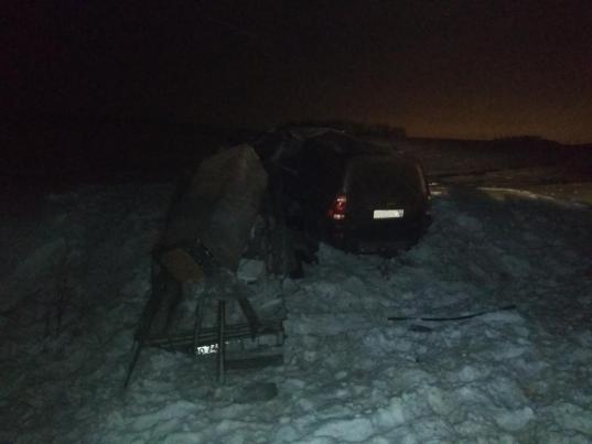 В Вологодском районе водитель "Тойоты" погиб, врезавшись в "Фольксваген"