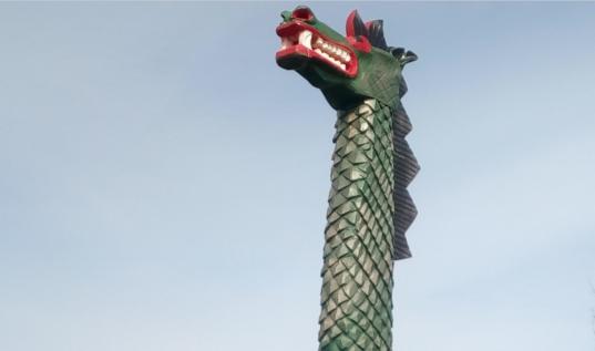 В Белозерске нашлась пропавшая "голова дракона"
