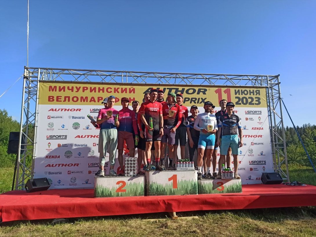 Вологодские велосипедисты заняли второе место на Мичуринском марафоне