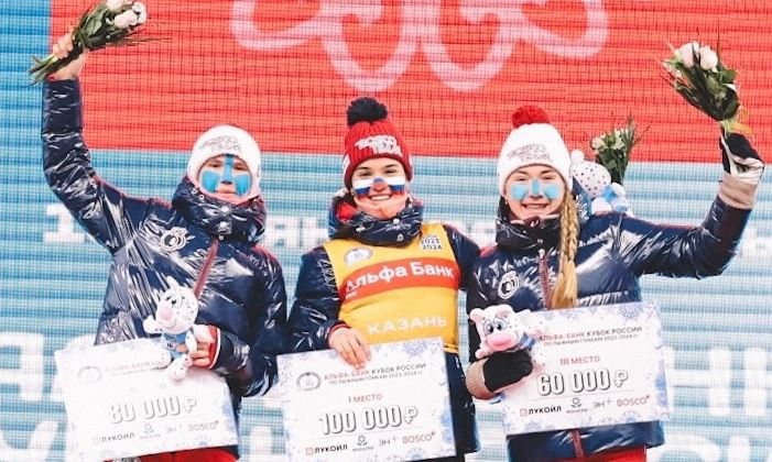 Вологжанка Алина Пеклецова взяла серебро на V этапе кубка России по лыжным гонкам