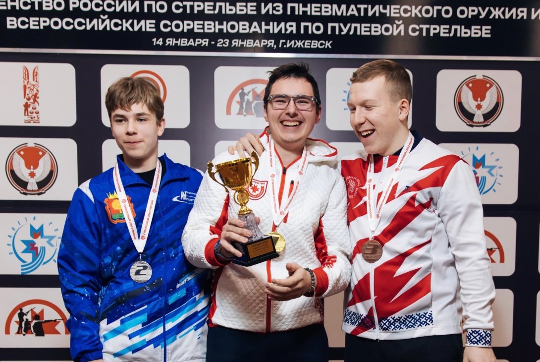 Вологодские спортсмены завоевали три медали на Первенстве России по пулевой стрельбе