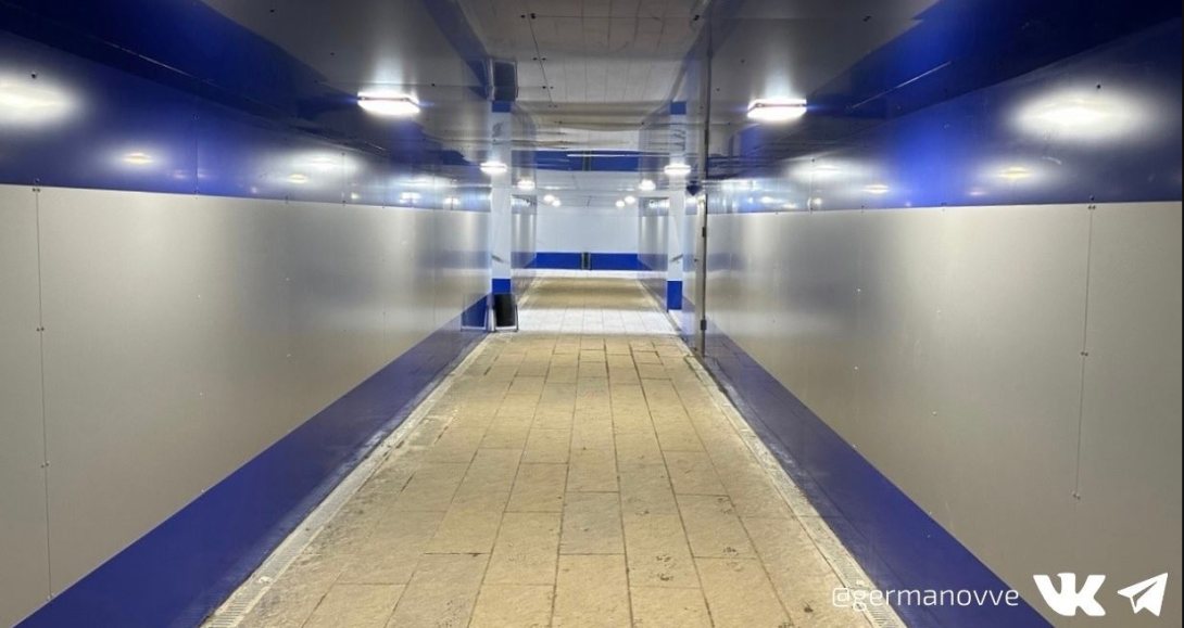 В Череповце после ремонта открыли единственный подземный пешеходный переход
