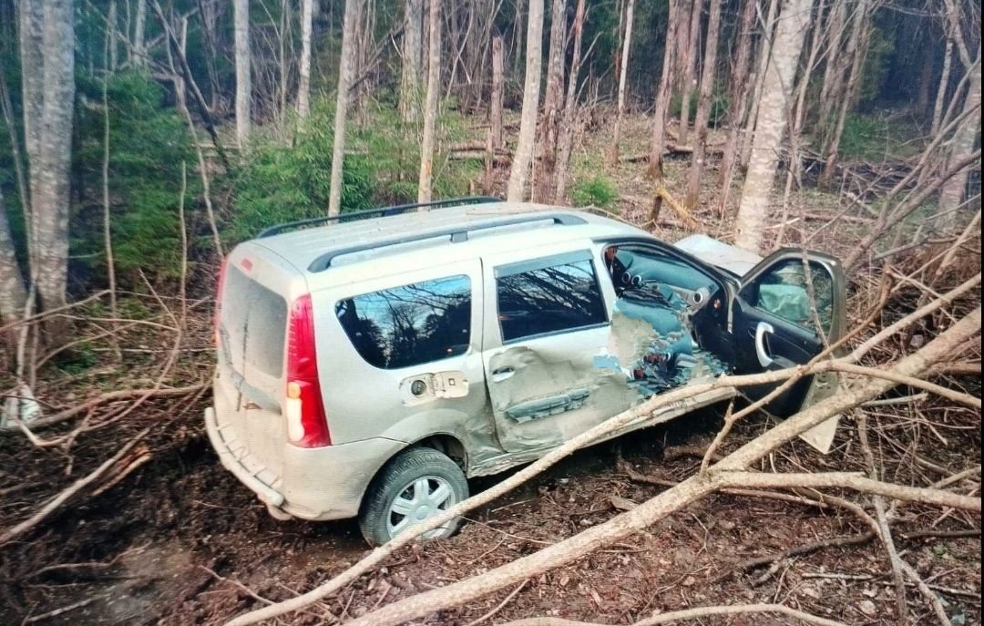 Водитель легковушки погиб по неизвестной причине в ДТП под Череповцом