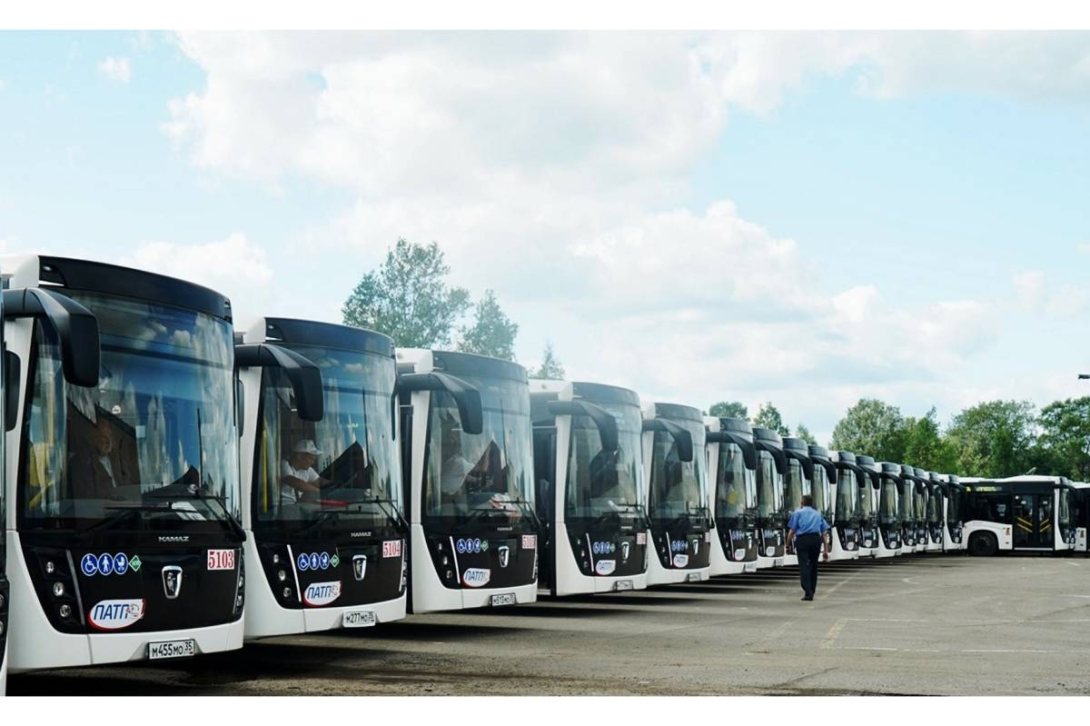 Более 30 новых автобусов дополнили автопарк «ПАТП №1» в Вологде