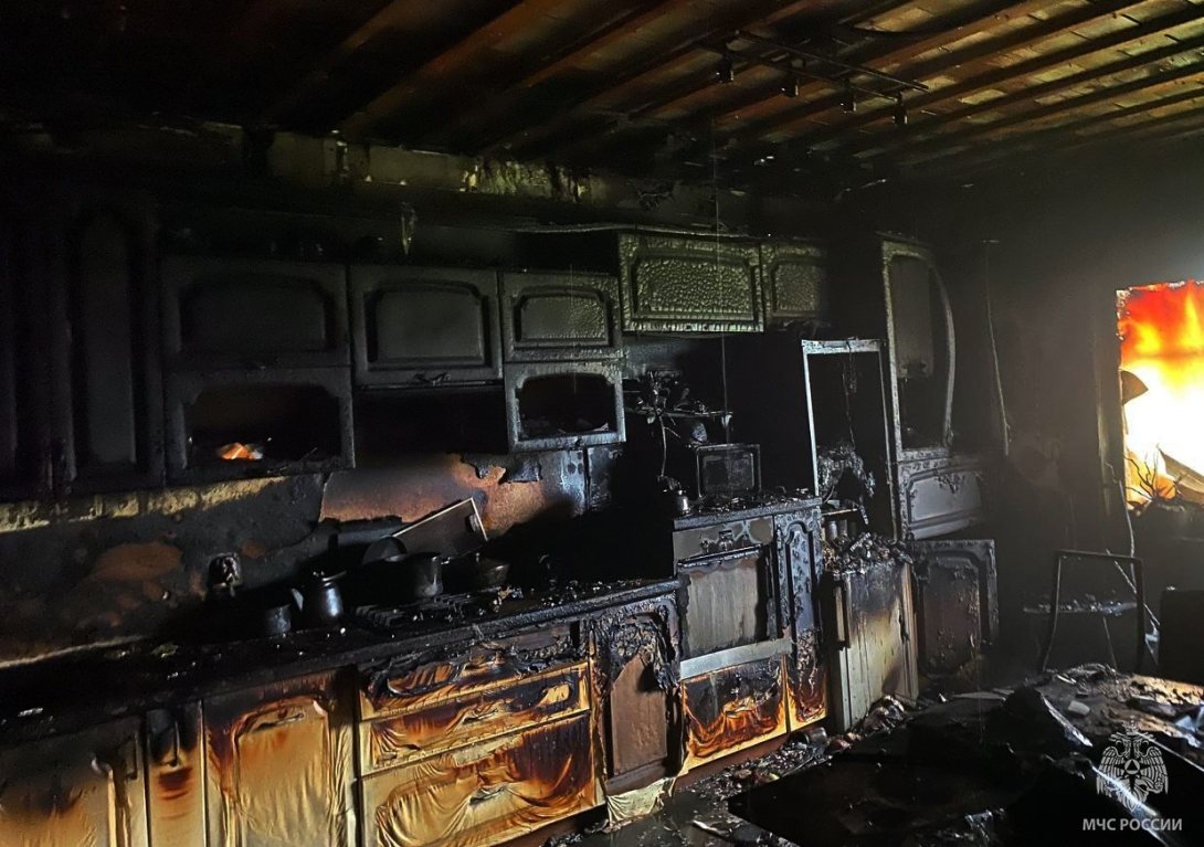 В одном из домов Нюксеницы из-за грозового разряда загорелся холодильник