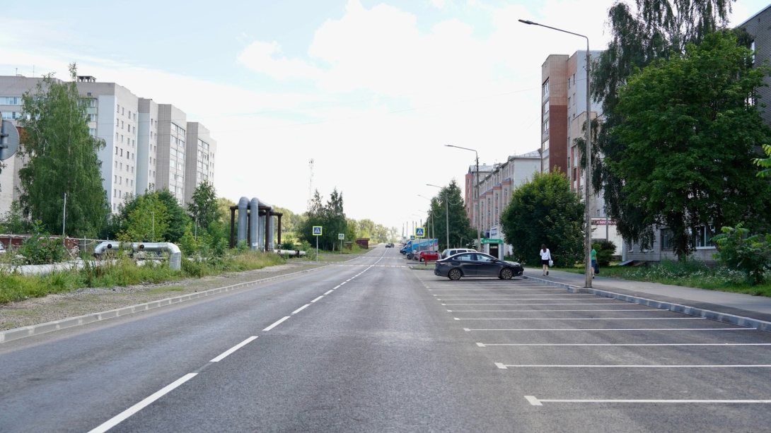 В Вологде отремонтировали улицу Воркутинскую