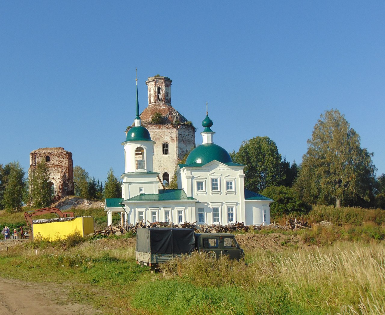 Деревня троицкое погода. Троицкое Вологодская область Вашкинский.