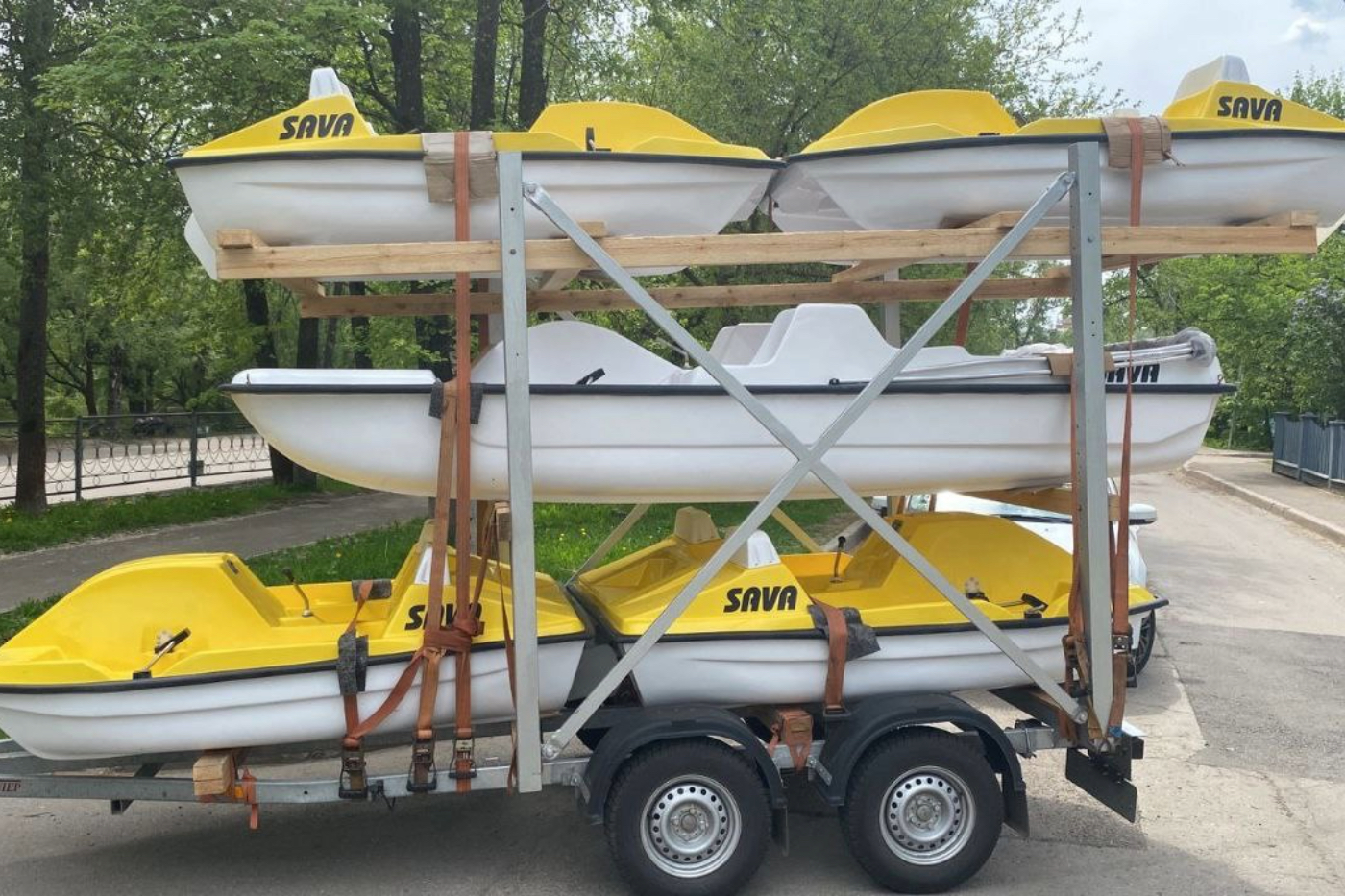 5 новых катамаранов заработают в Кремлевском саду Вологды