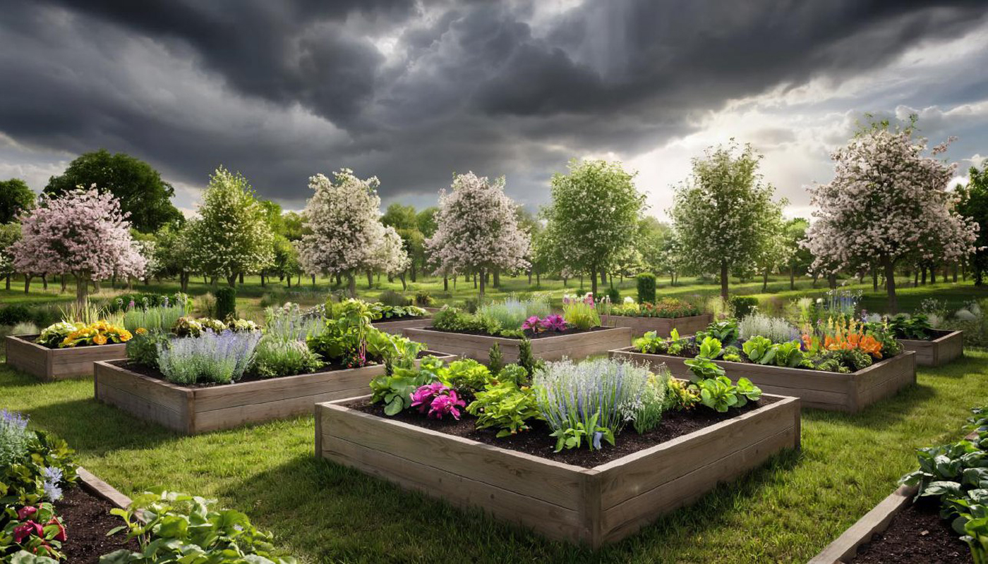 Даже в дождливое лето грунт на огороде будет высшего качества: мягкий, рыхлый и плодородный