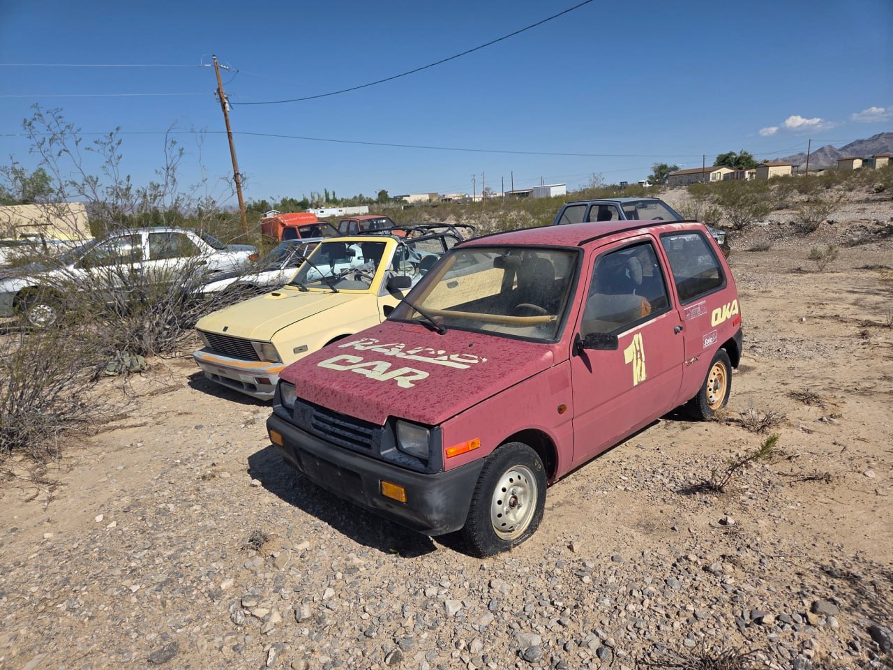 В США обнаружена свалка с ржавеющими автомобилями ВАЗ-1111 «Ока»