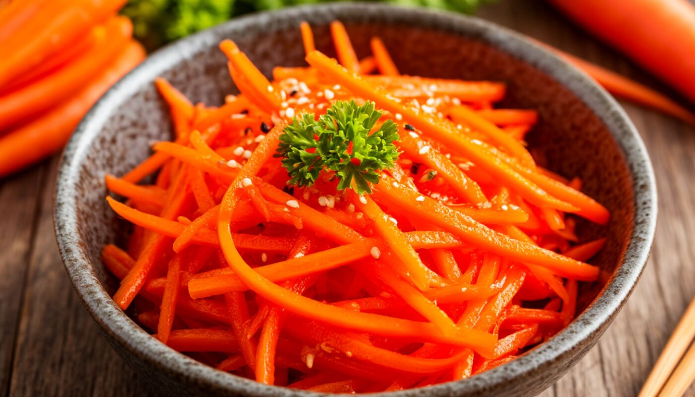 Как легко нарезать морковь для «Моркови по-корейски» без специальной терки