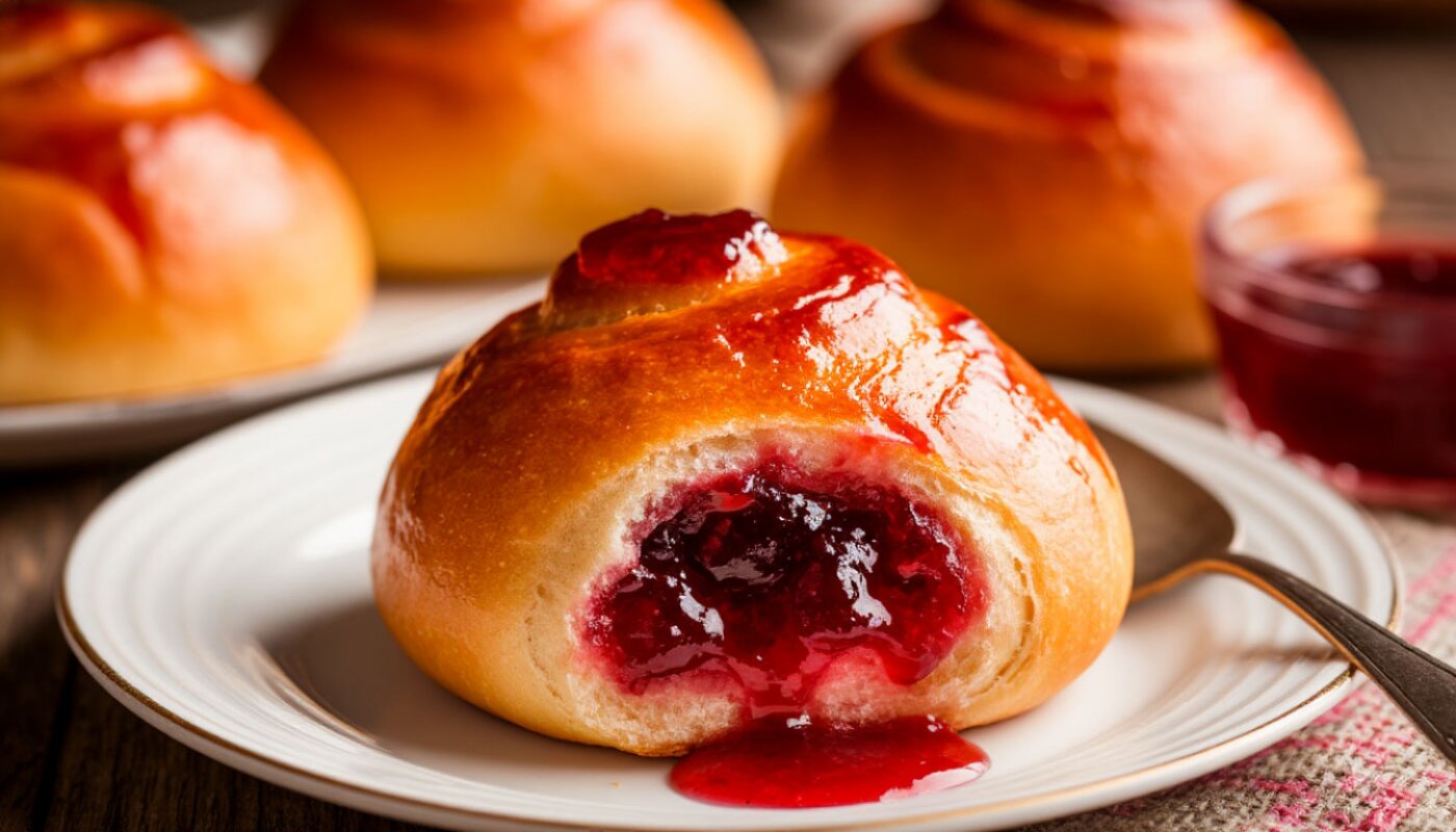 Ароматные булочки с повидлом: настоящий праздник вкуса!