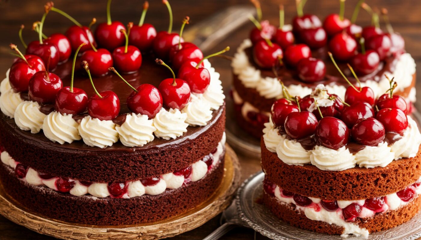 Шоколадный торт с вишней «Черный лес» (Шварцвальд): десерт, который завораживает!