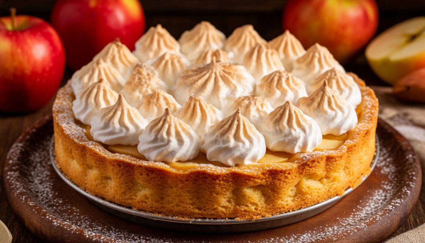 Цветаевский яблочный пирог с меренгой: настоящее сладкое искушение!