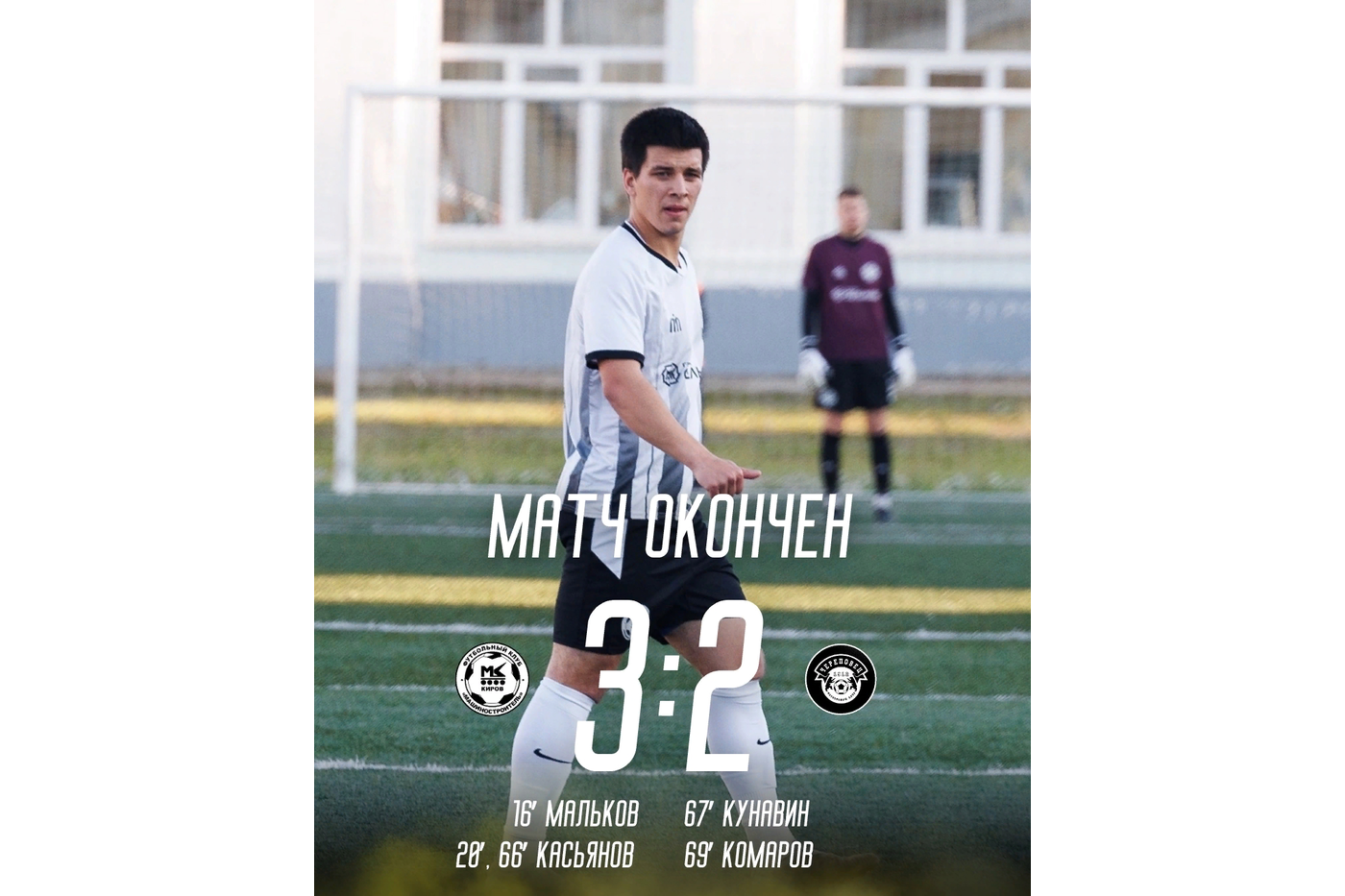 Молодёжная команда «Череповца» проиграла лидеру Первенства III лиги, зона «Золотое кольцо»