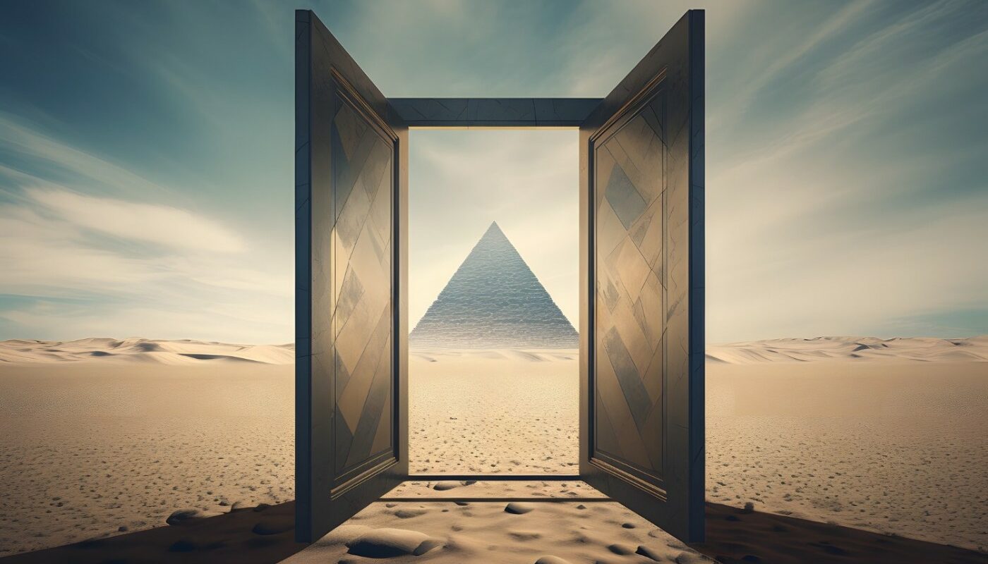 В Казахстане нашли запертую 12-метровую древнюю дверь в скале. И никто не знает, откуда она взялась