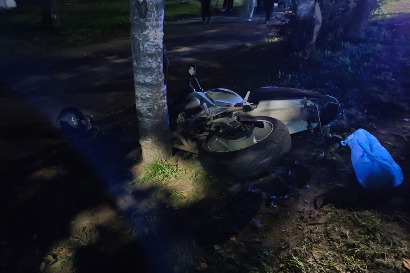 Мотоциклист разбился насмерть в центре Вологды