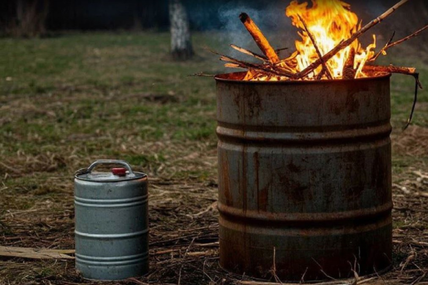 Череповецкий пенсионер едва не сгорел во время сжигания мусора на даче
