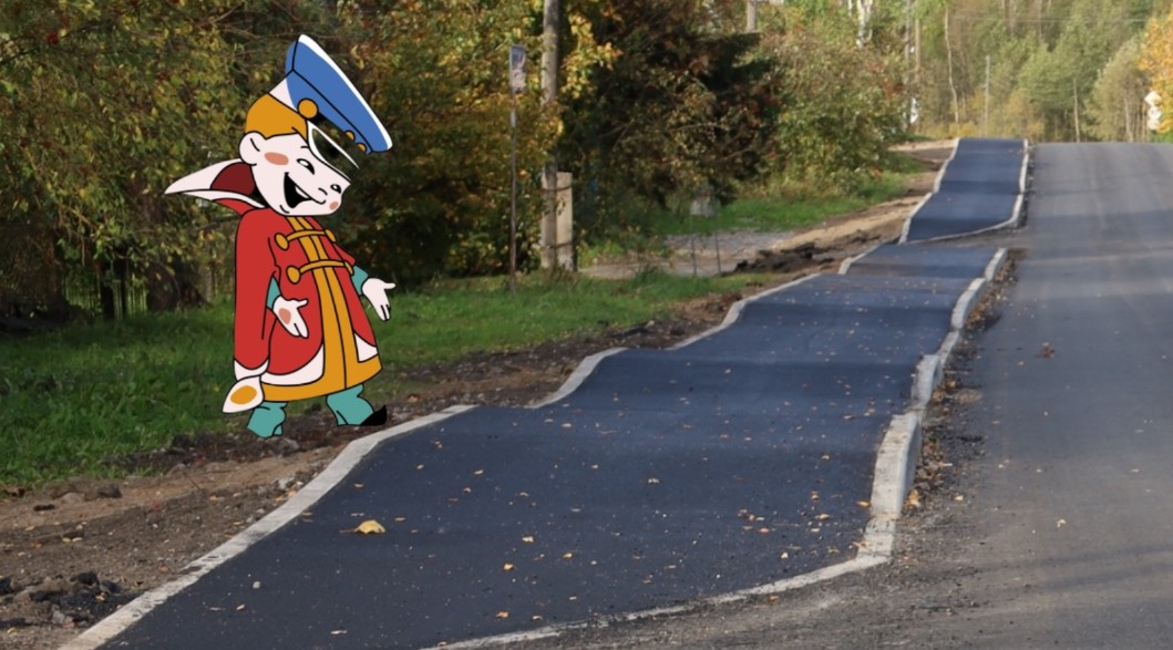 Волнообразный тротуар рассмешил вологжан