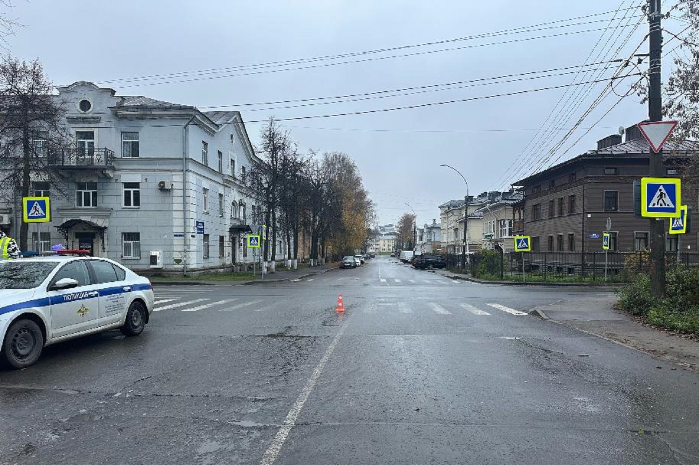 Госавтоинспекция Вологды ищет виновника ДТП