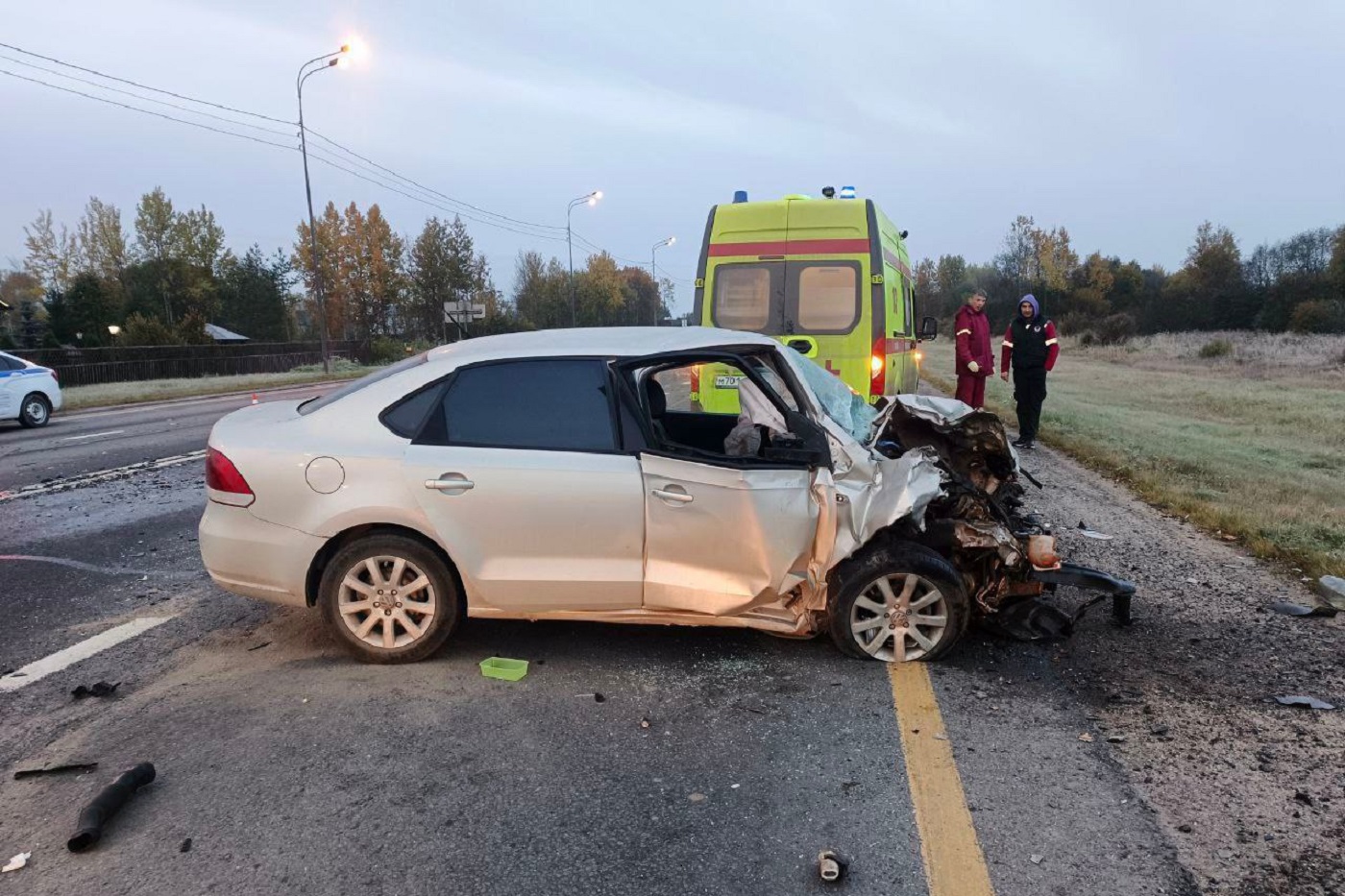 Два человека получили травмы в ДТП под Вологдой