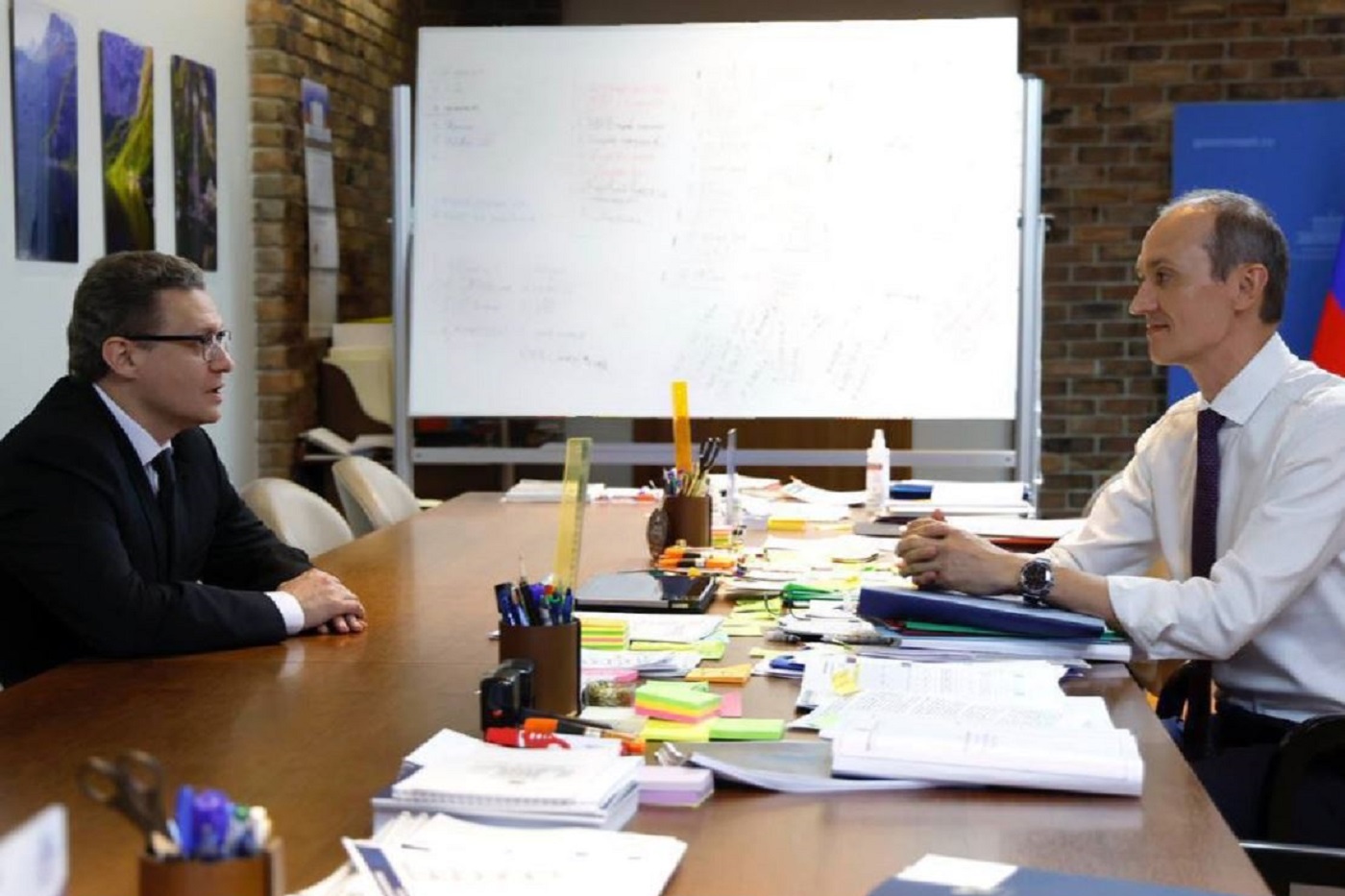 Георгий Филимонов обсудил реализацию нацпроектов с зампредом правительства РФ