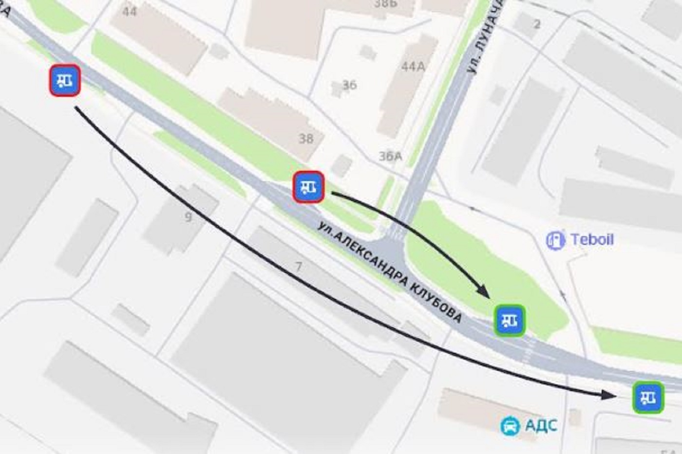 В Вологде поменяют несколько остановок общественного транспорта