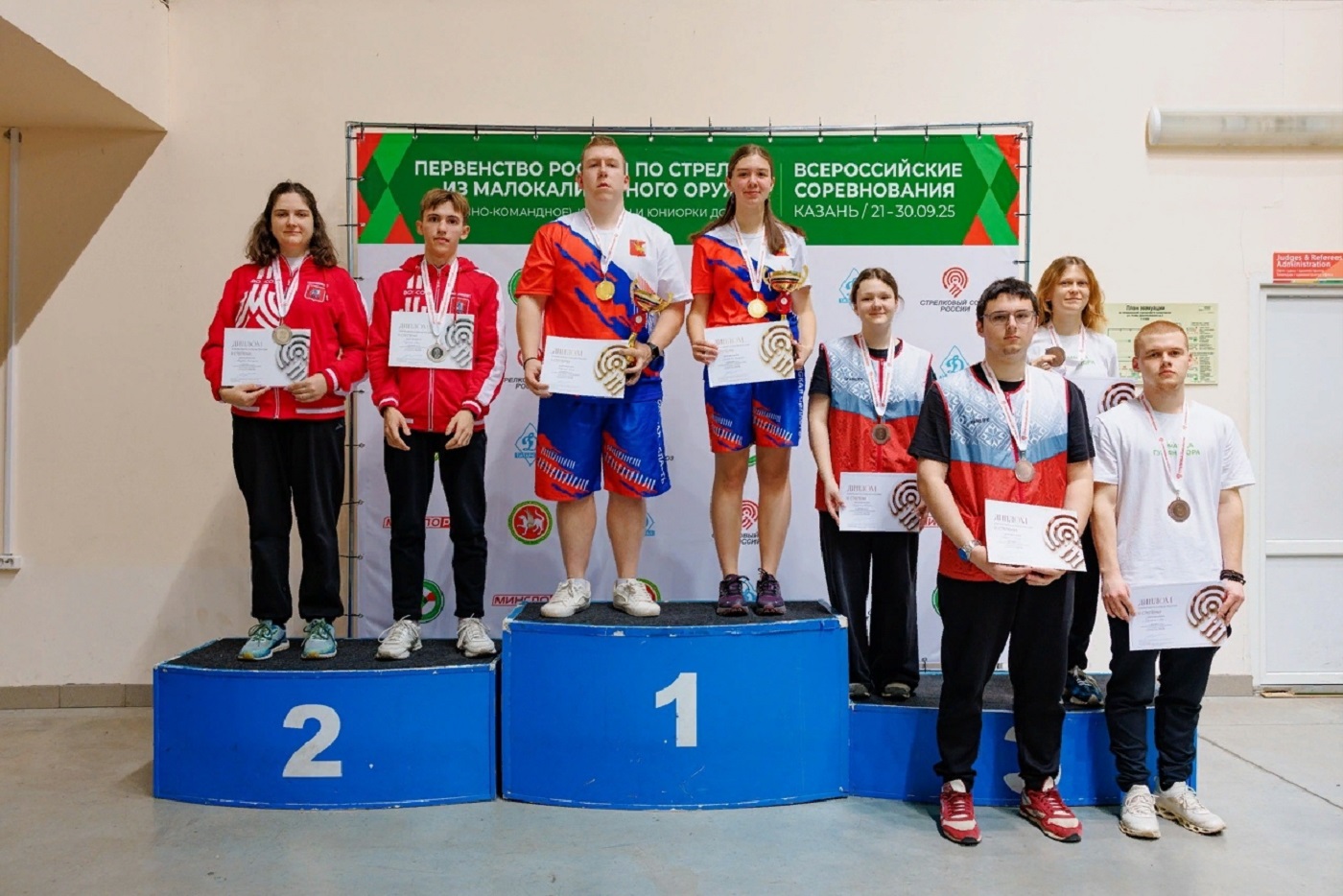 Вологодские стрелки взяли золото в паре на всероссийских соревнованиях