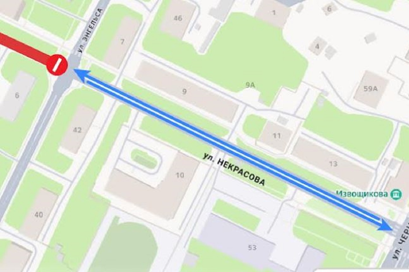 Участок улицы Некрасова откроют завтра для движения