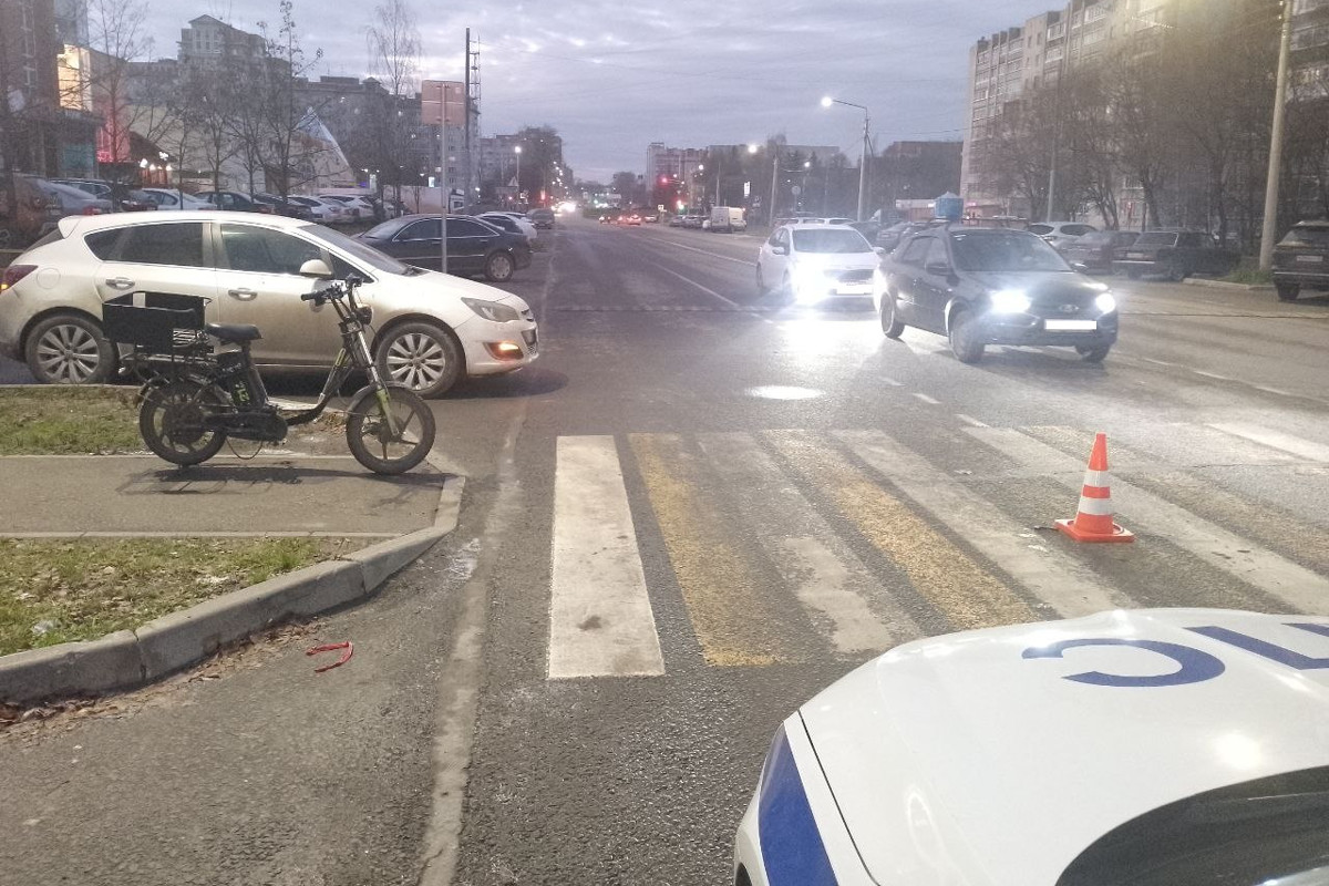 В Вологде 29-летний велосипедист нарушил ПДД и уехал на скорой