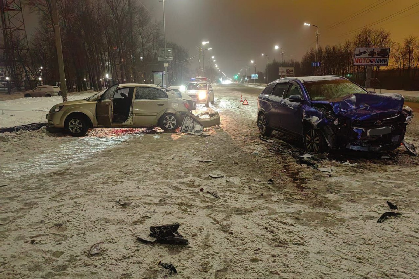 Молодой мужчина погиб в ДТП в Череповце