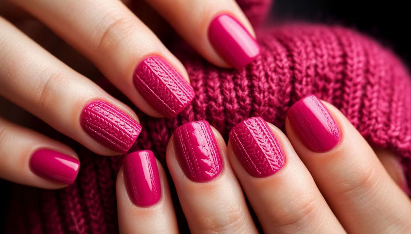 «Вязаные ногти»: этот зимний тренд согреет душу и спасет небрежный маникюр