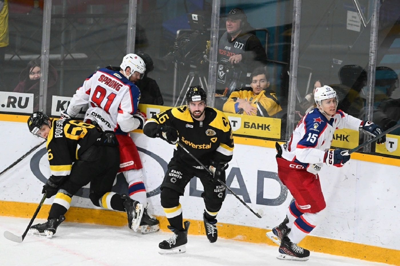 «Северсталь» впервые в этом сезоне обыграла московский ЦСКА