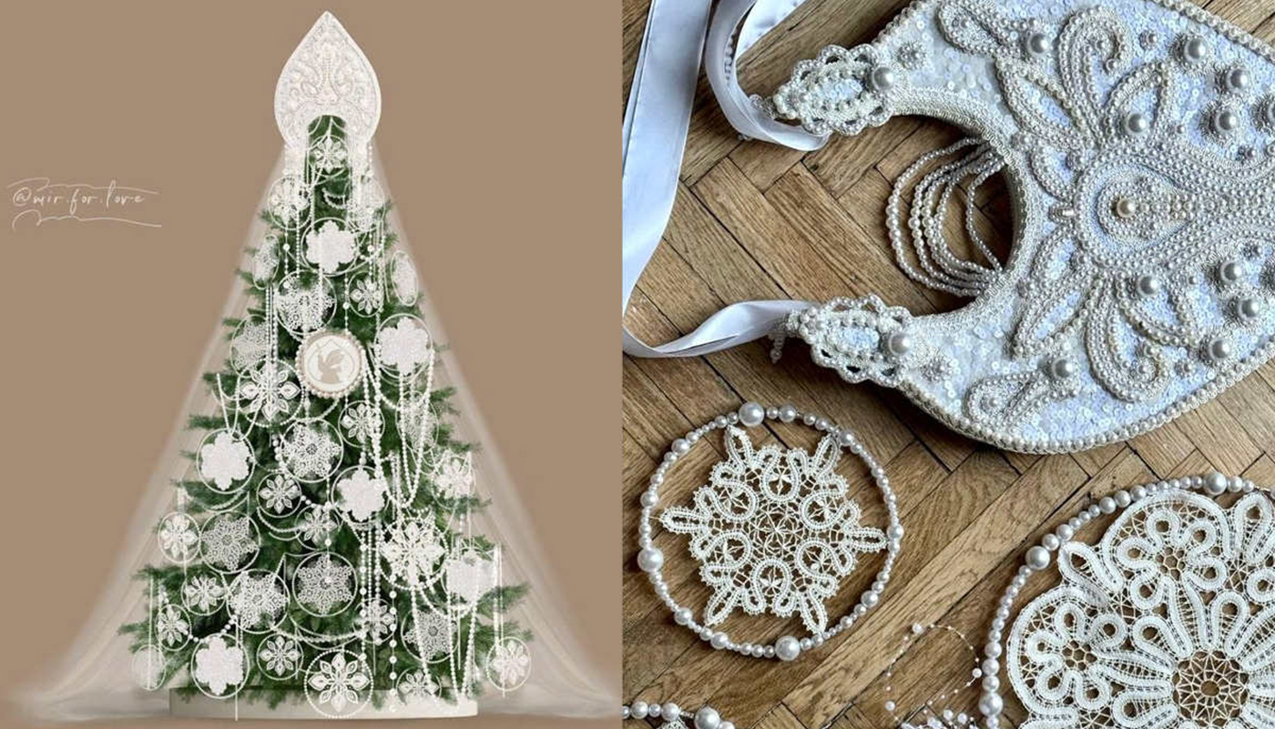 Вологодское кружево украсит четырёхметровую ёлку в Мариинском театре