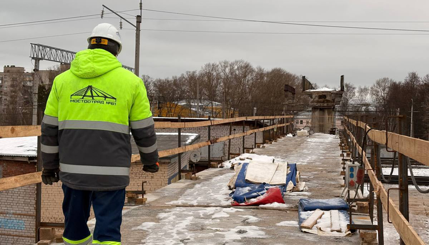 В Вологде подрядчик завершает первый этап ремонта моста на Текстильщиков