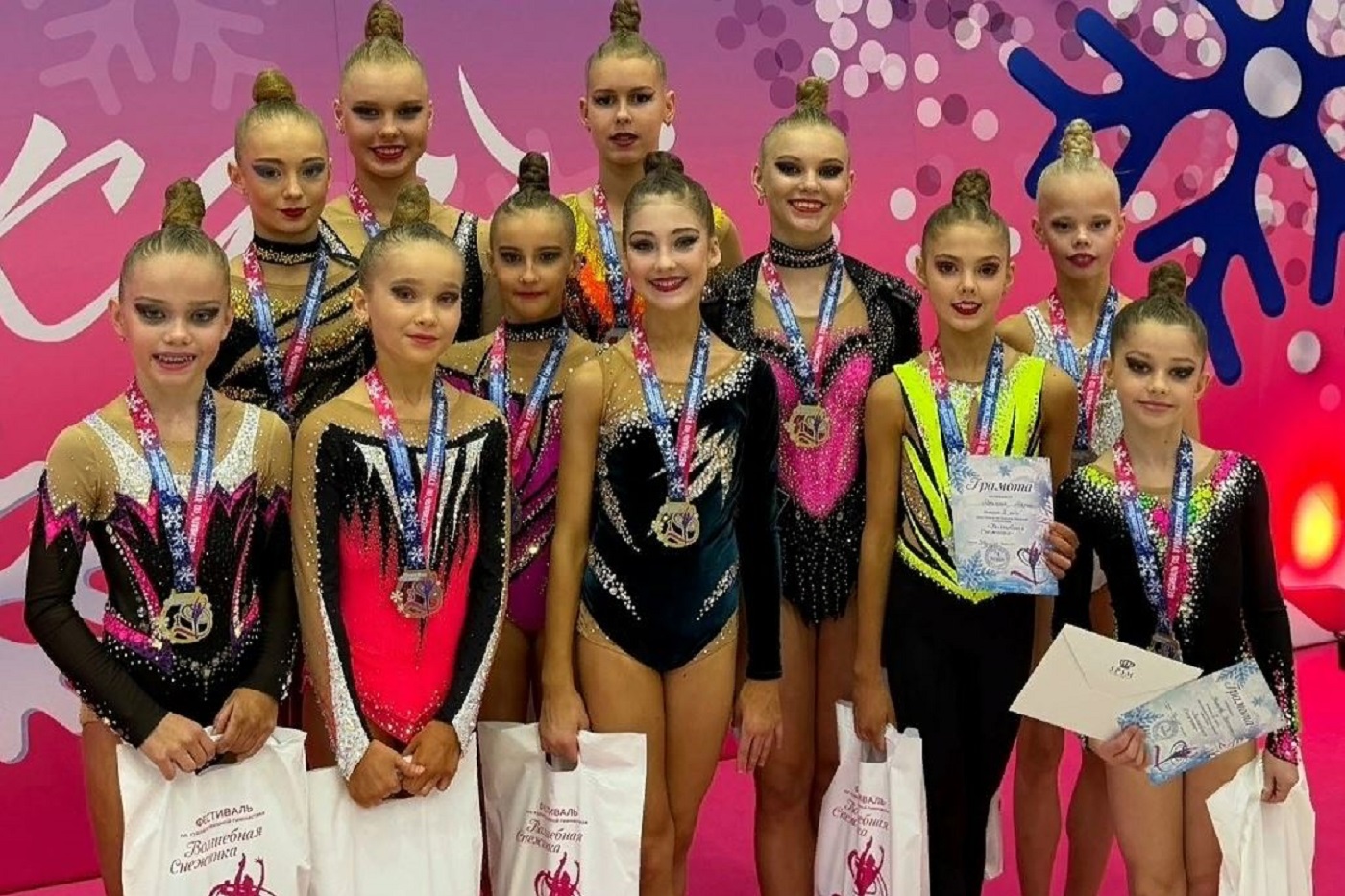 Пять золотых медалей завоевали юные вологжанки на фестивале по гимнастике