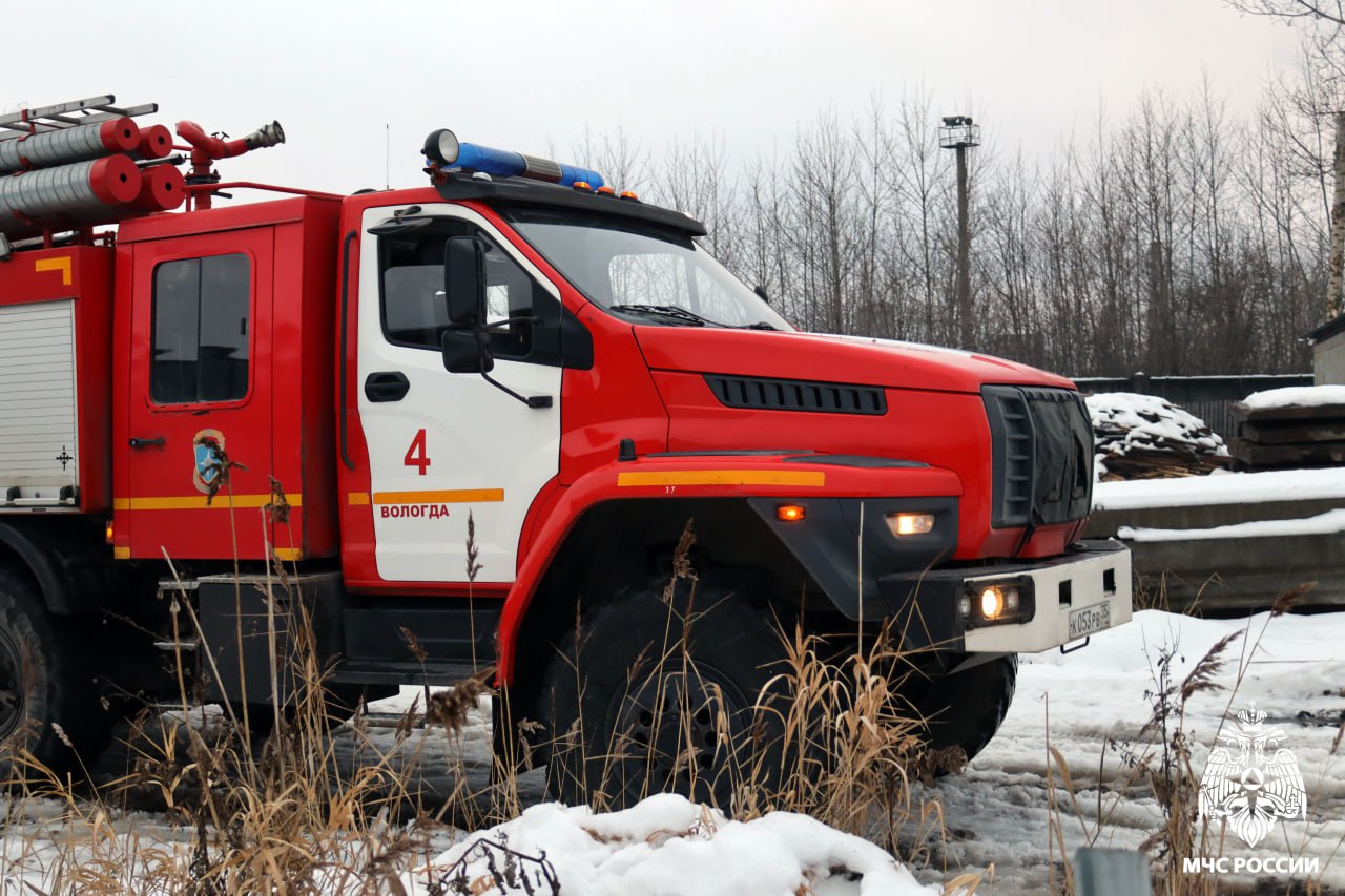 В Вологде при пожаре погиб мужчина