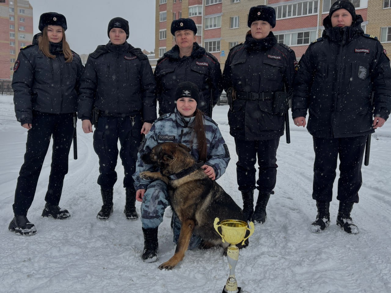 Мохнатую бабулю проводили на пенсию в Череповце