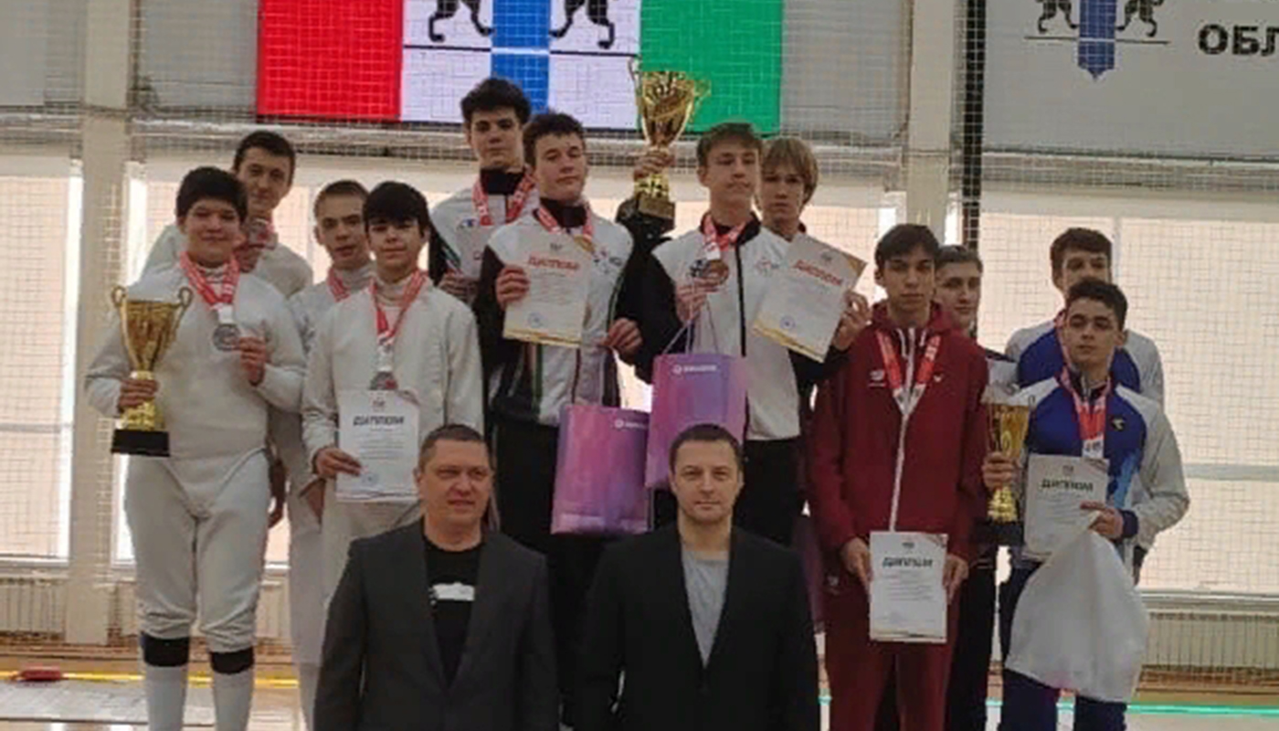 Череповецкие саблисты завоевали серебро Всероссийских соревнований