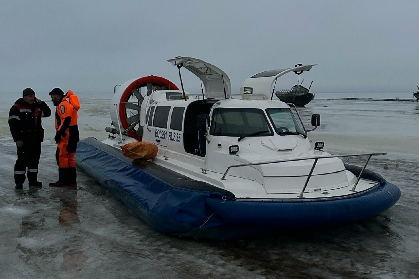 В Вологде скончался один из спасенных накануне рыбаков