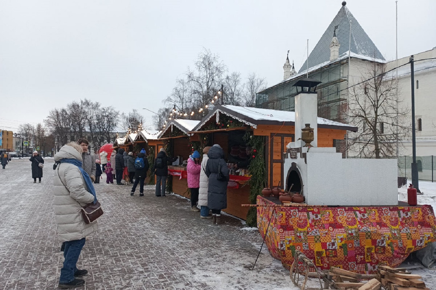 Новогодние и рождественские ярмарки стартовали в Вологде