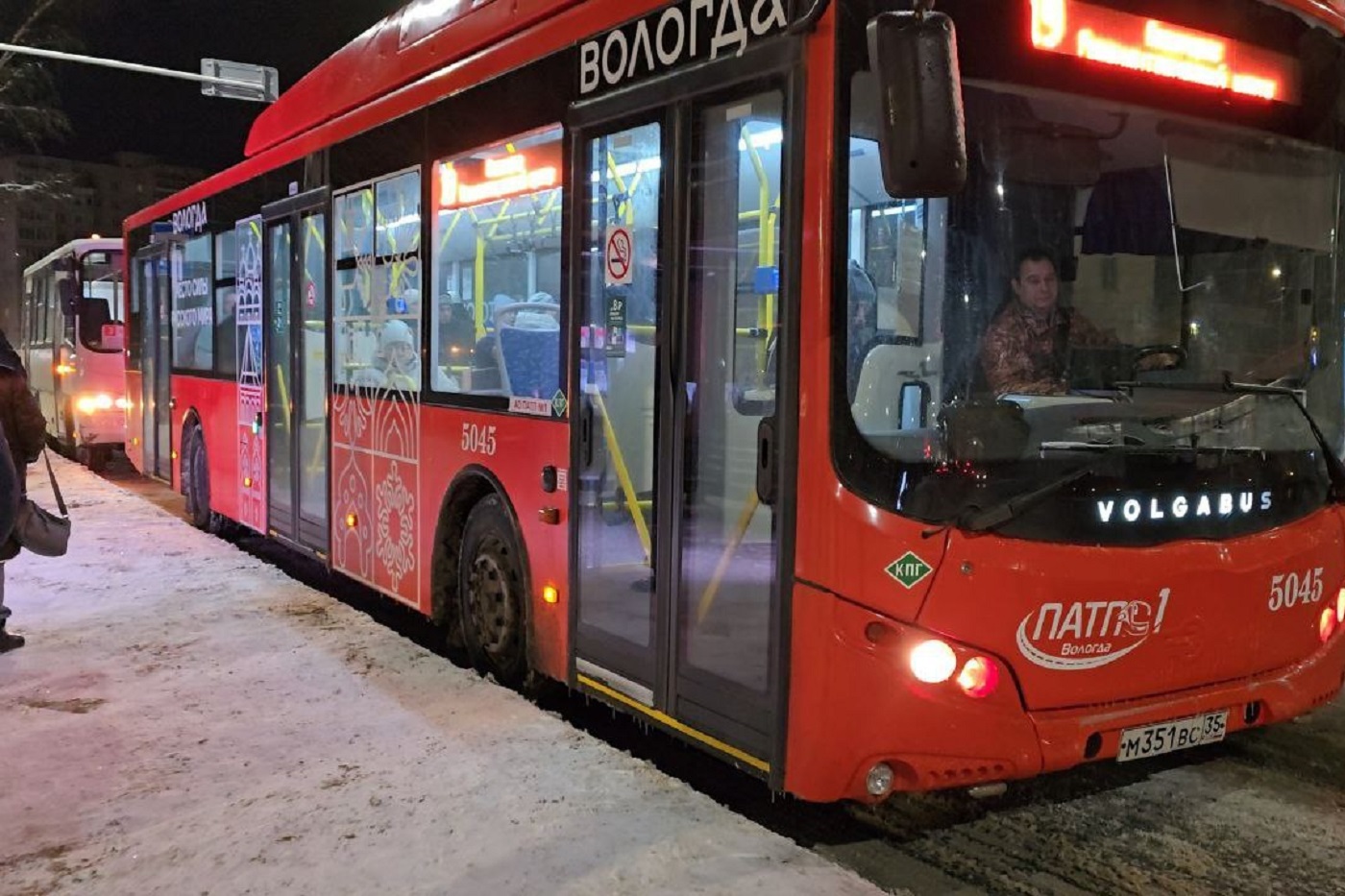 В Вологде сегодня ночью будут ездить бесплатные автобусы