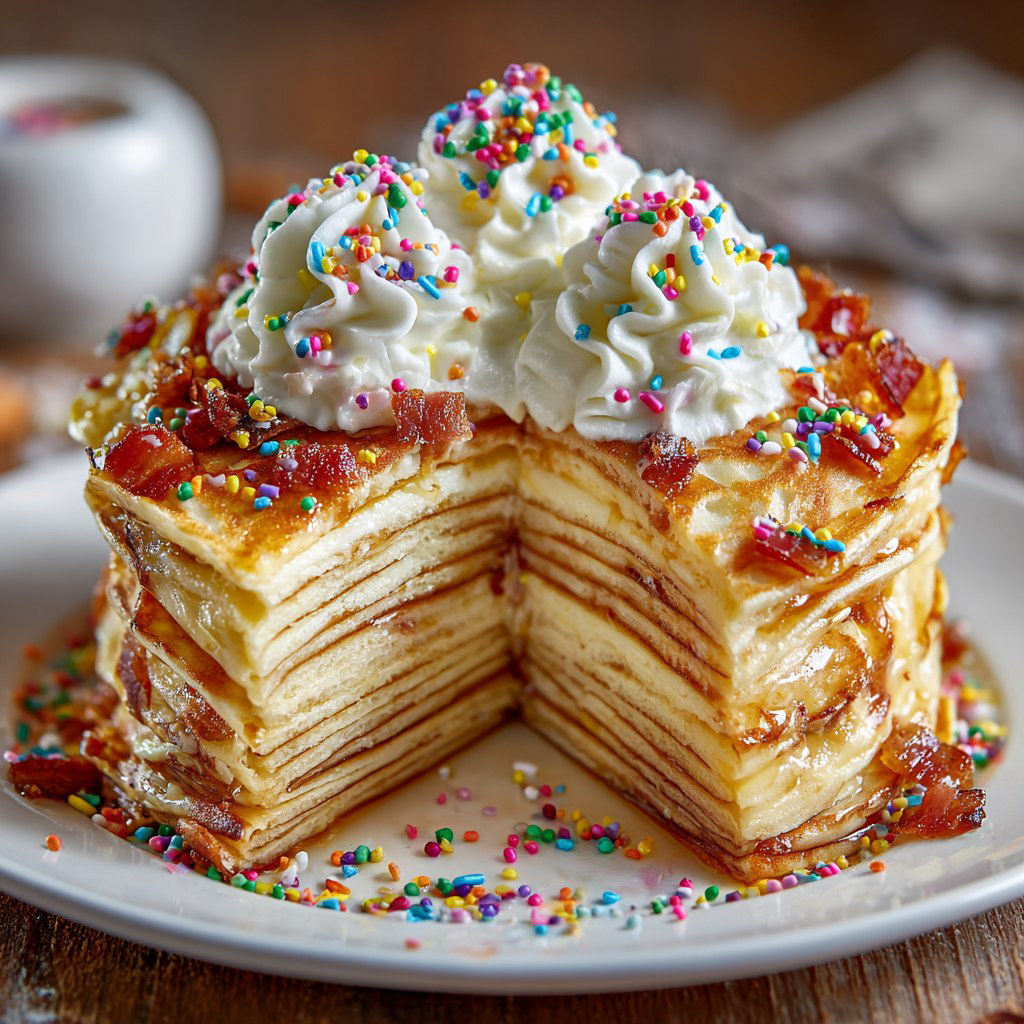 Не скучно! Готовим модный блинный торт со сметанно-сгущенковым кремом: как в лучших кафе