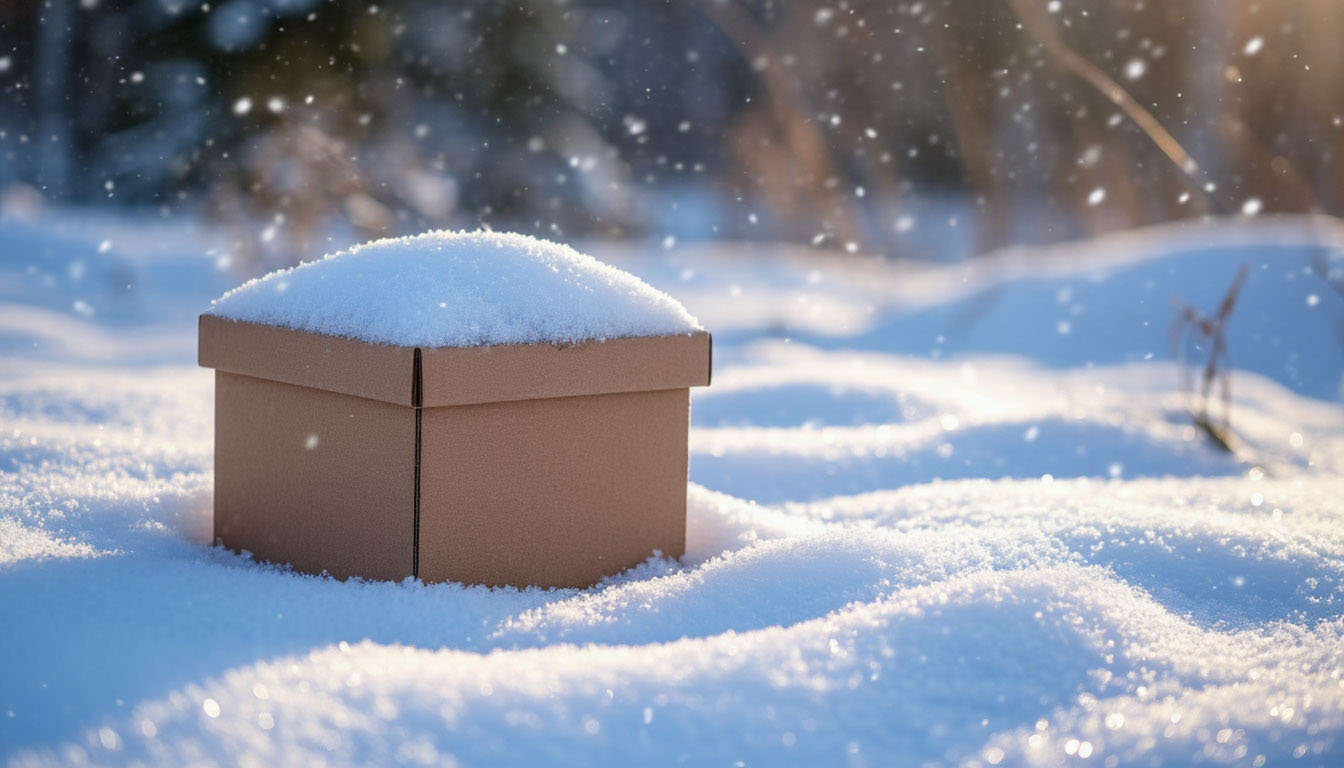 Обычная коробка на снегу принесла вред подростку в Люберцах