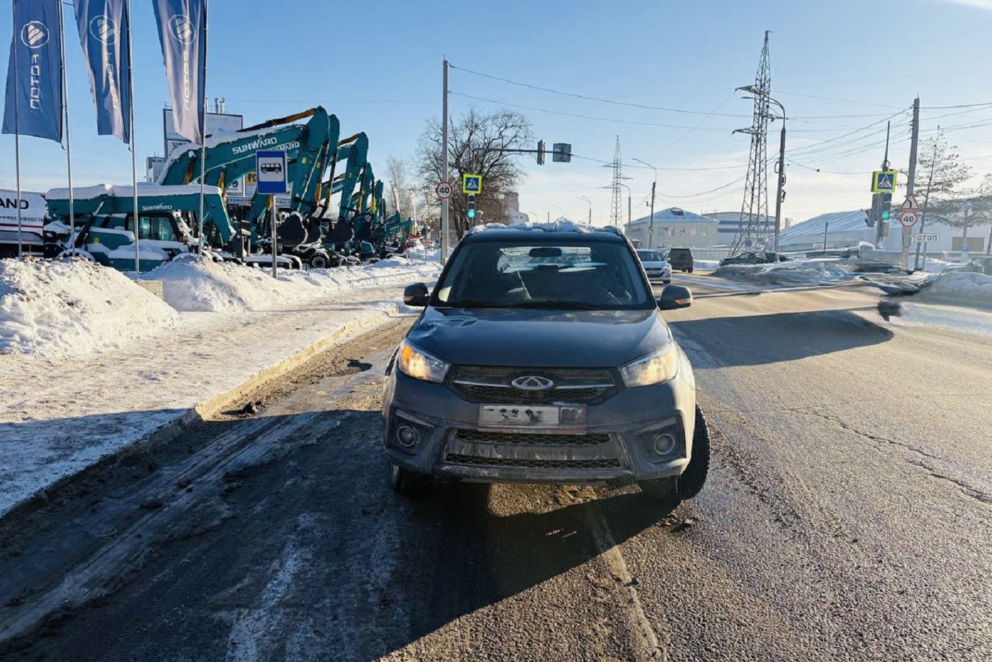 Пенсионерка пострадала под колесами иномарки в Вологде