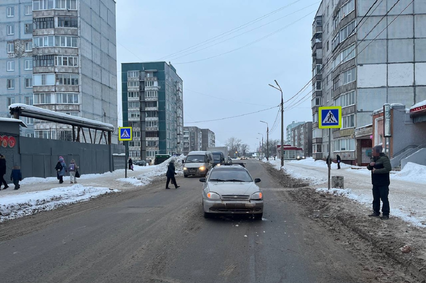 Восьмилетняя девочка пострадала в ДТП в Череповце